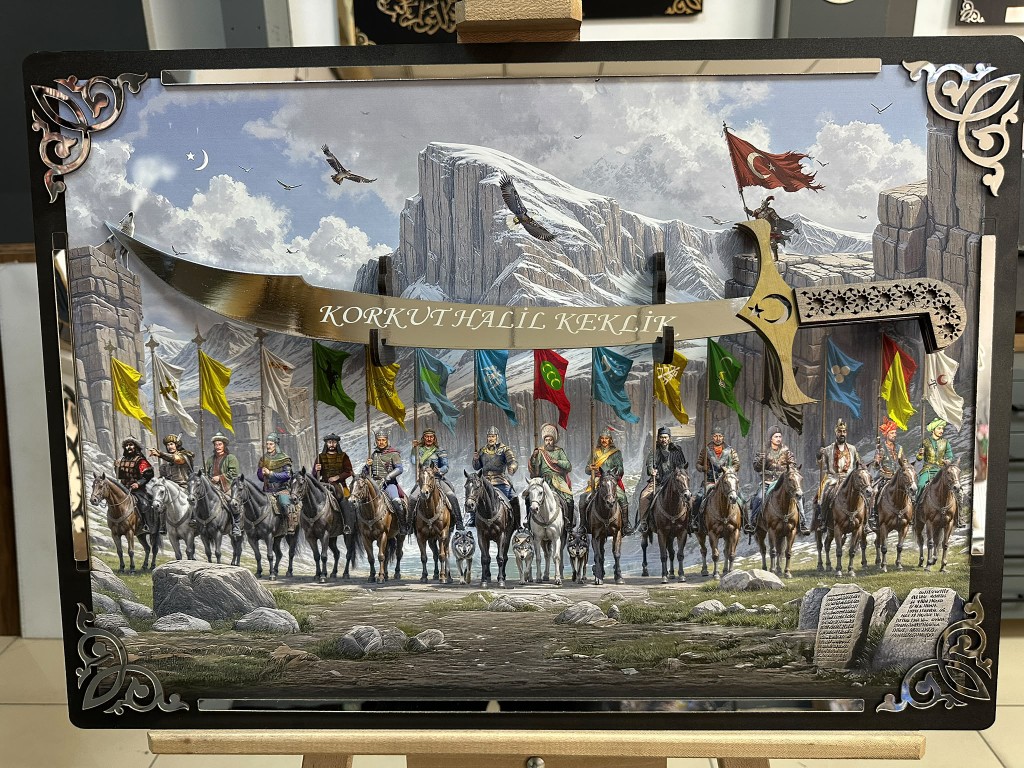 16 Türk Devleti Kılıçlı Tablo
